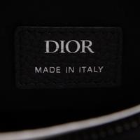 Christian Dior, Men's Black Saddle Bag