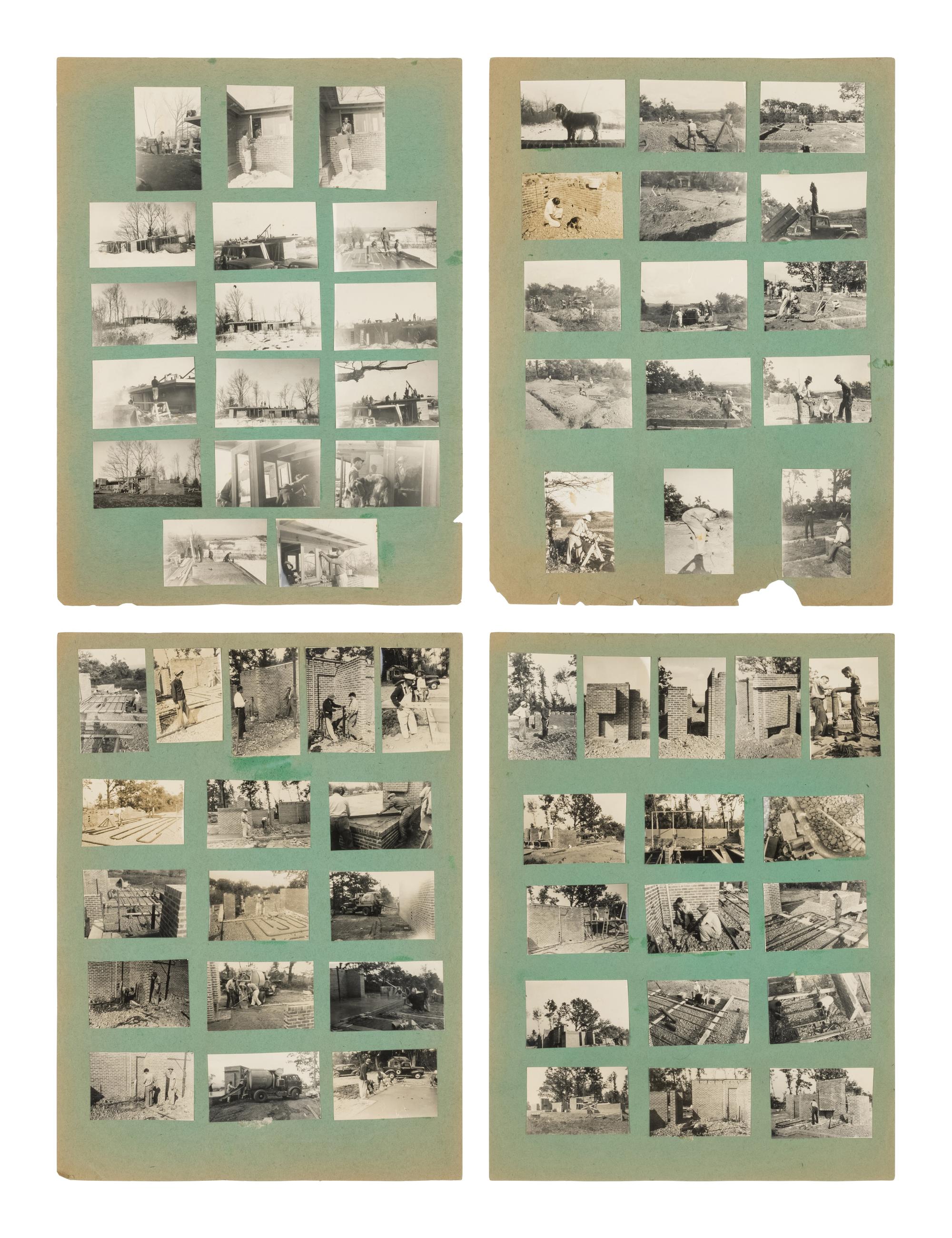 [FRANK LLOYD WRIGHT]. An archive of correspondence between the Bairds and Cary Caraway, primarily relating to the construction of the Theodore Baird Residence, comprising: