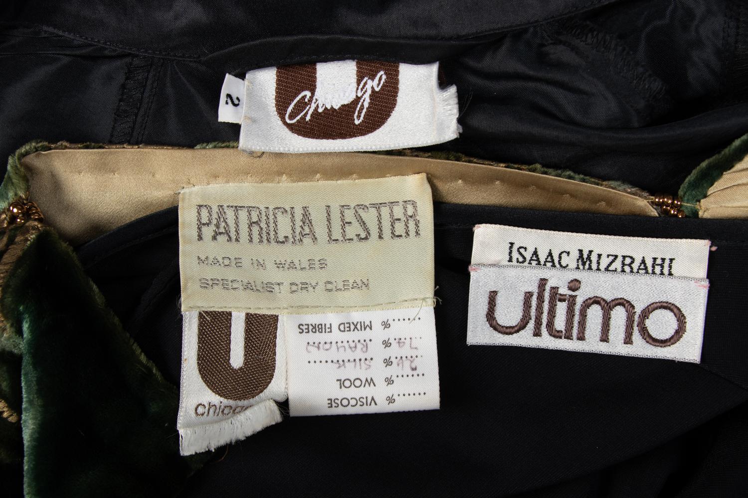 Isaac Mizrahi Robe, Patricia Lester Robe, and Ultimo Jacket, 1980-90s