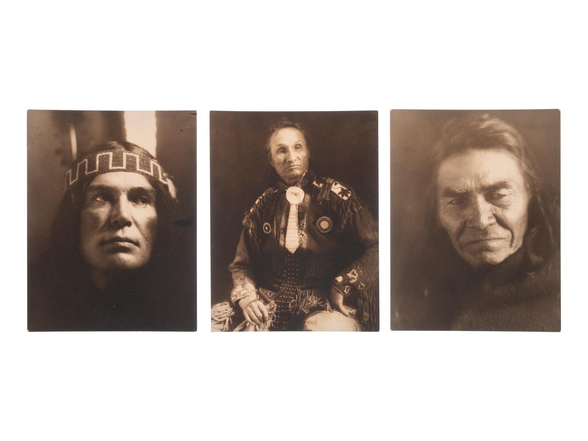 [NATIVE AMERICANS]. Approx. 90 photographs and prints featuring Native American subjects.