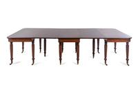 An English Mahogany Extension Dining Table
