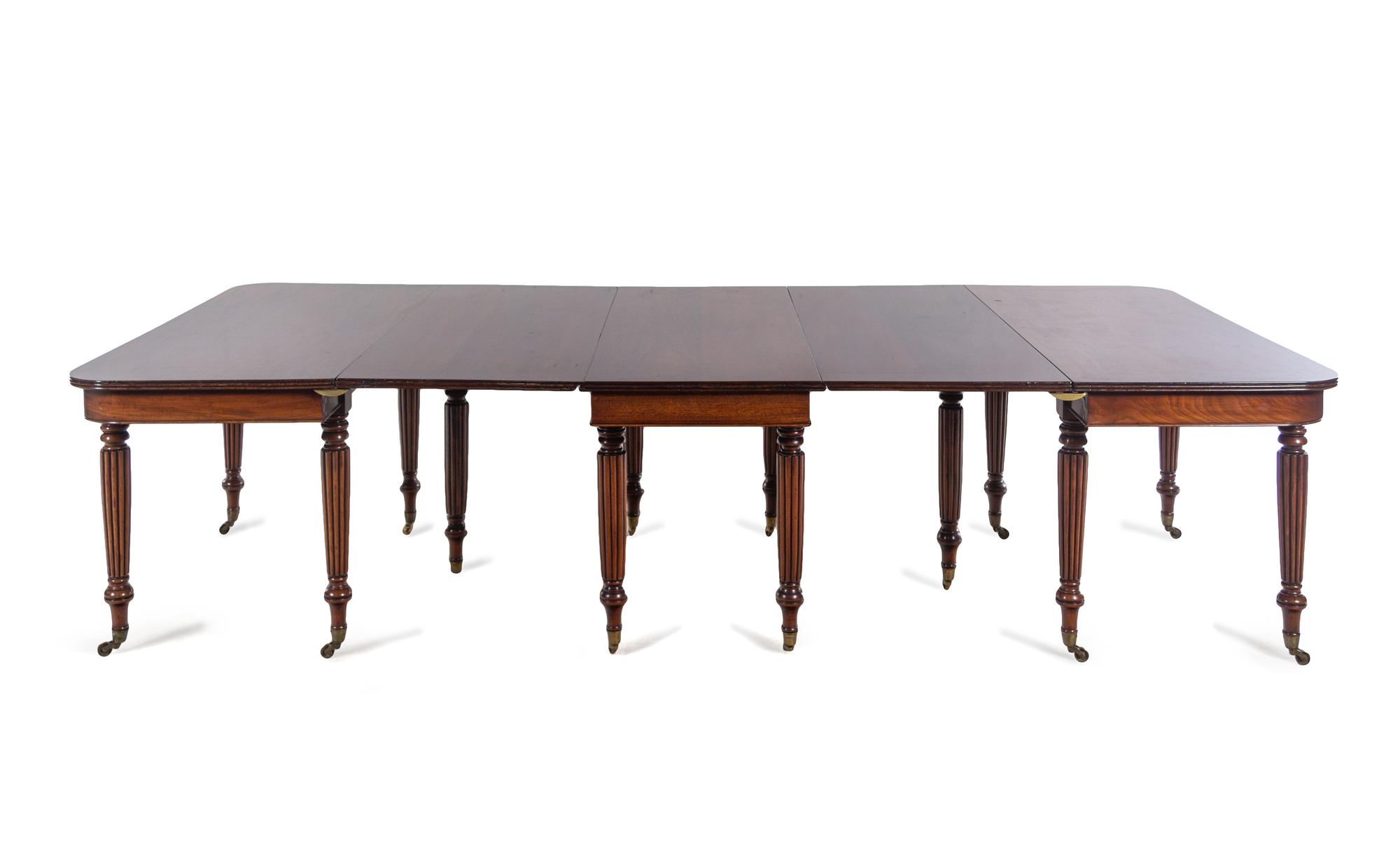 An English Mahogany Extension Dining Table