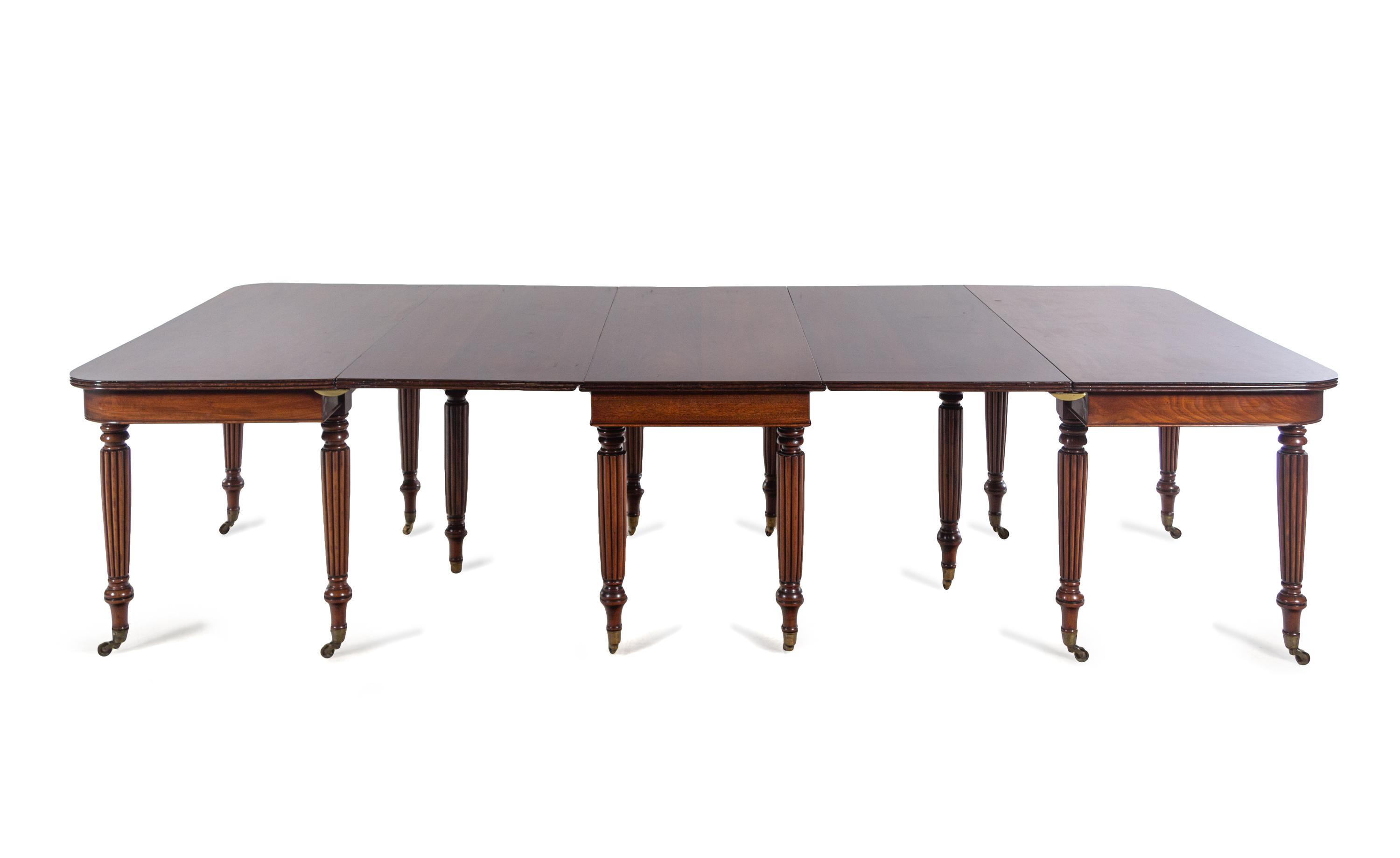 An English Mahogany Extension Dining Table