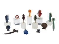 13 Egyptian Stone Amulets