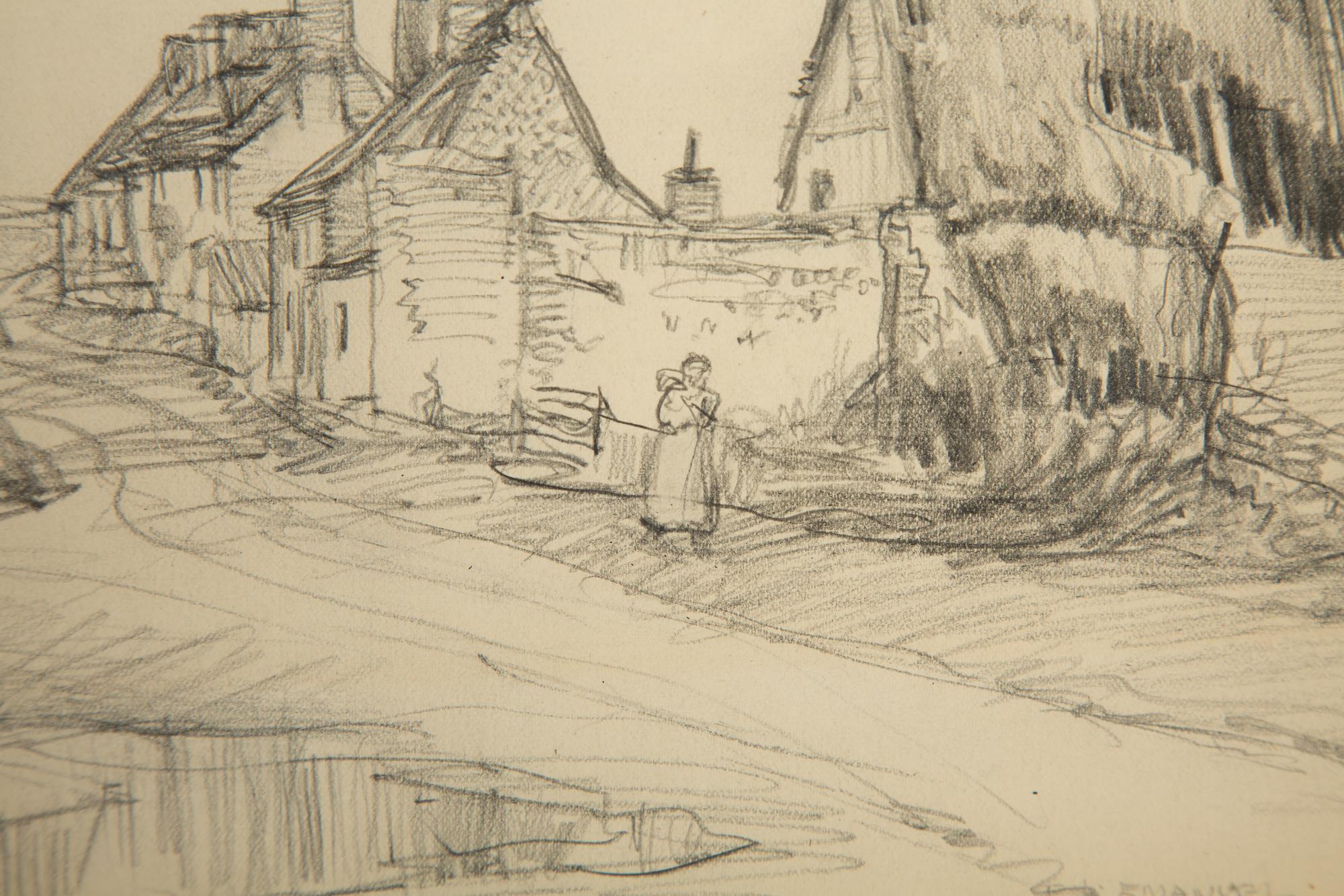 At Walberswick, Suffolk, circa 1900 and In a Seaport Town (two works)