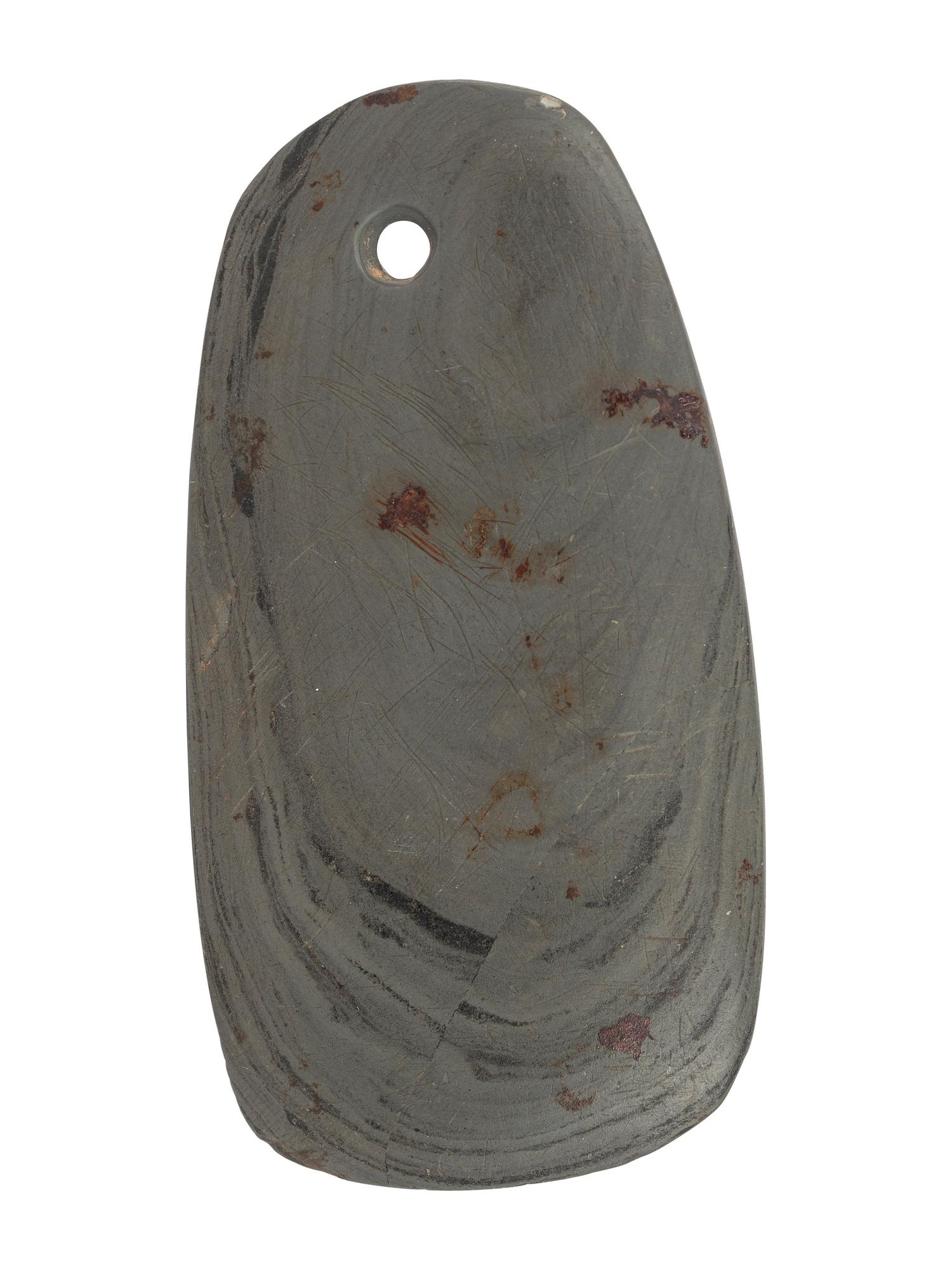 A Banded Slate Pendant