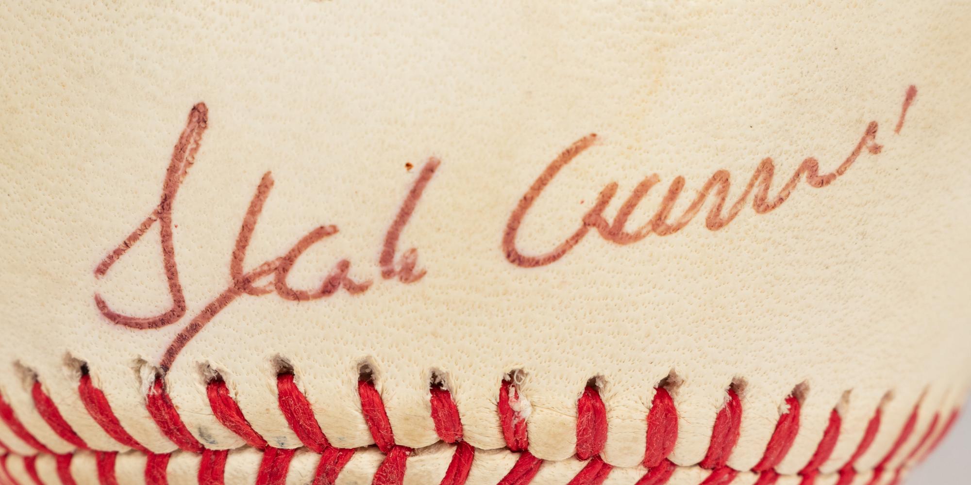 A Hank Aaron Signed Autograph Baseball (Beckett Authentication Services BAS Certified),