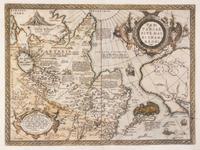 (MAP) ORTELIUS, ABRAHAM.Tartariae Sive Magi Chami Regni. [Antwerp, 1598] Copper-engraving of Tartary and China.