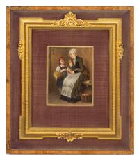 A German Porcelain Plaque