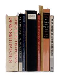 [LITERATURE - POETRY]. A group of 10 FIRST EDITIONS, comprising: