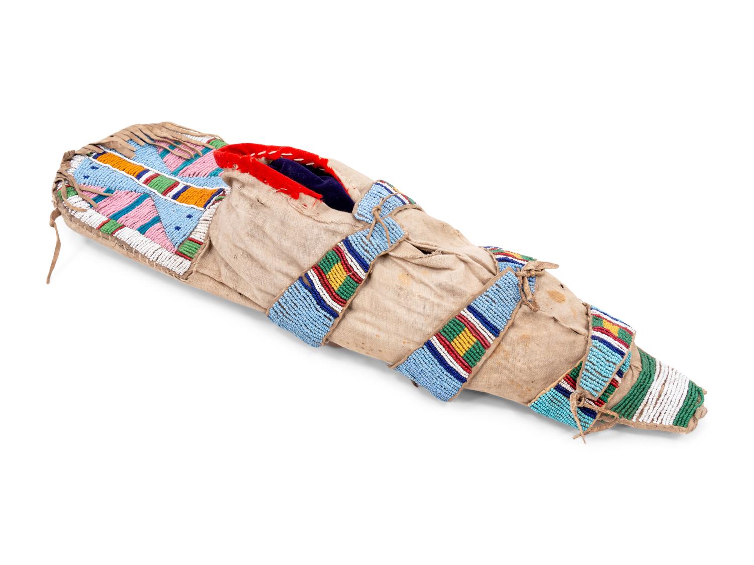 Apsáalooke (Crow) Beaded Doll Cradle