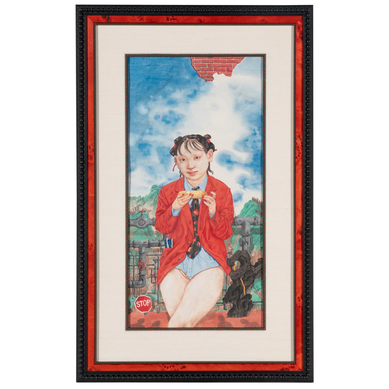 Wei Dong (Chinese/American, b. 1968) — Girl in Red