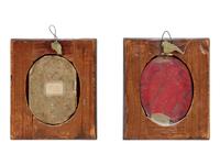 Two Limoges Enamel Oval Portrait Plaques after Jacques Laudin I (French, 1627-1695)