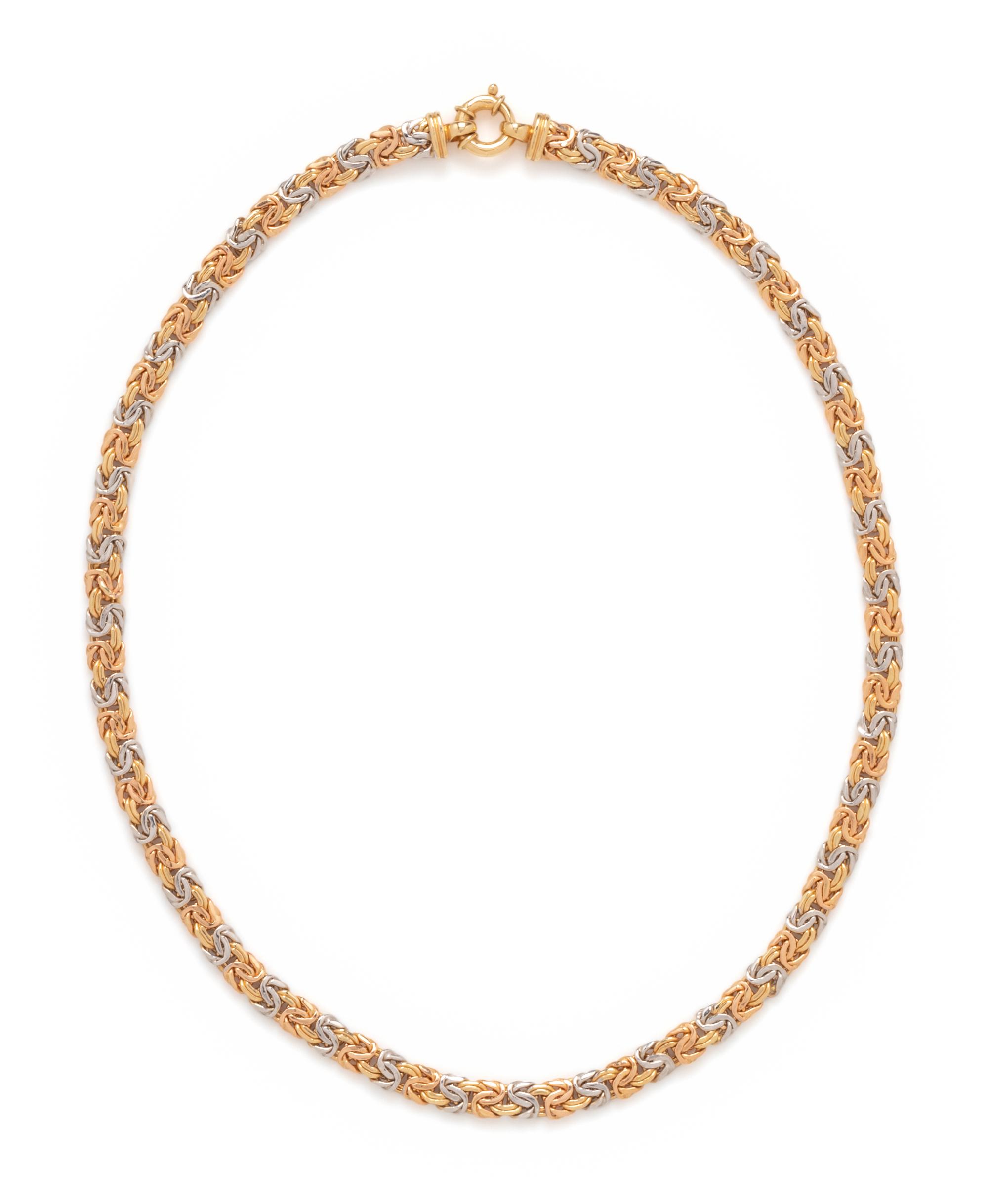 COLLECTION OF TRICOLOR GOLD JEWELRY