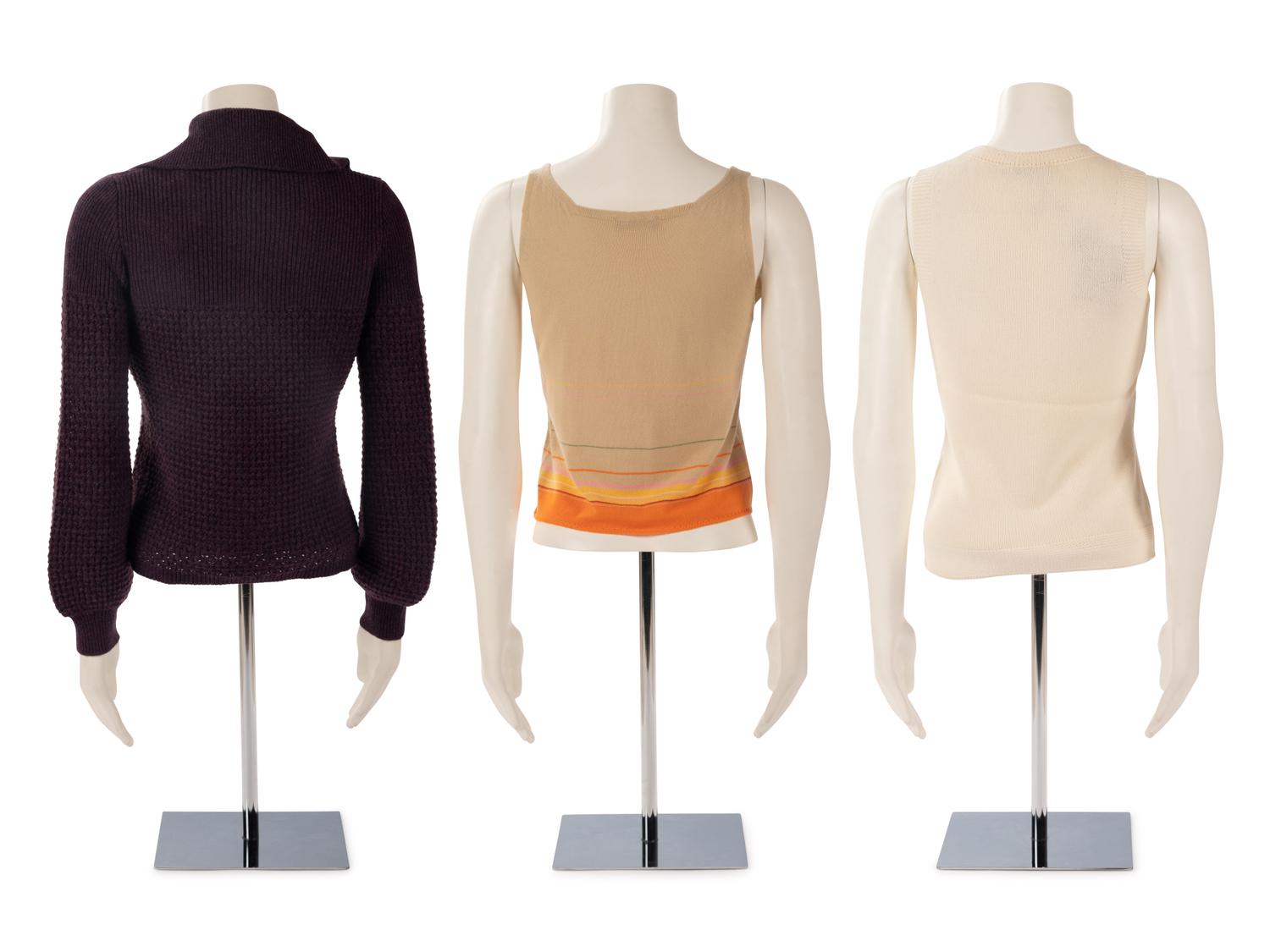 Three Loro Piana Knit Tops, Including One Twin Set, 2000s