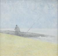 Richard Eurich (British, 1903-1992) - The Fisherman