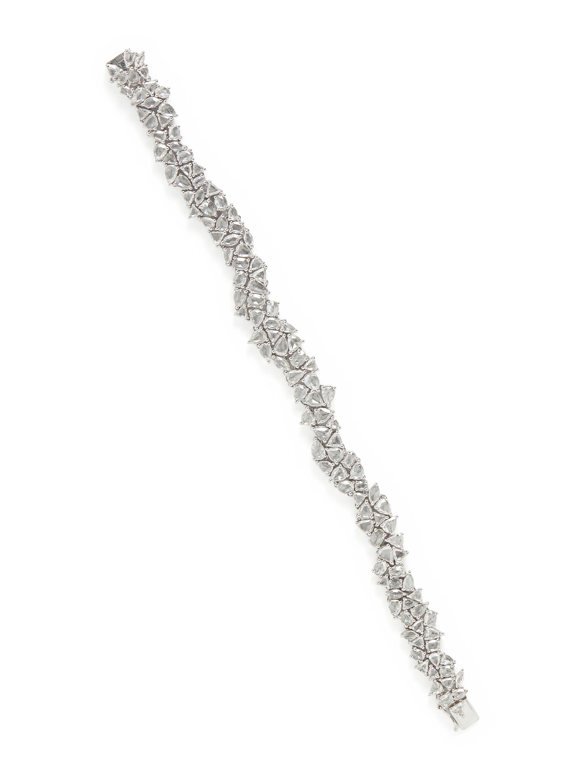 WHITE GOLD AND DIAMOND BRACELET
