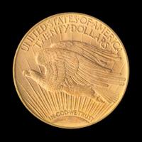 A United States 1913-D St. Gaudens $20 Gold Coin