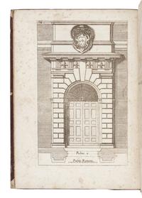 [ARCHITECTURE]. BAROZZI, Giacomo, called Vignola (1507-1573). Regola delli cinque ordini d'architettura . Bologna, Lelio dalla Volpe, 1736.