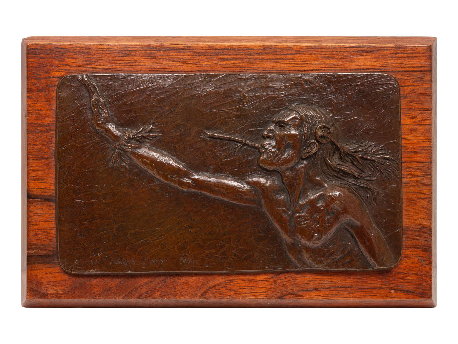 Two Sculptures: Sioux , edition 33/50, 1972, and Sun Dancer , edition 22/50, 1975