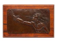 Two Sculptures: Sioux , edition 33/50, 1972, and Sun Dancer , edition 22/50, 1975