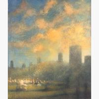 Bill Jacklin (British, b.1943) Sheep Meadow, 8pm
