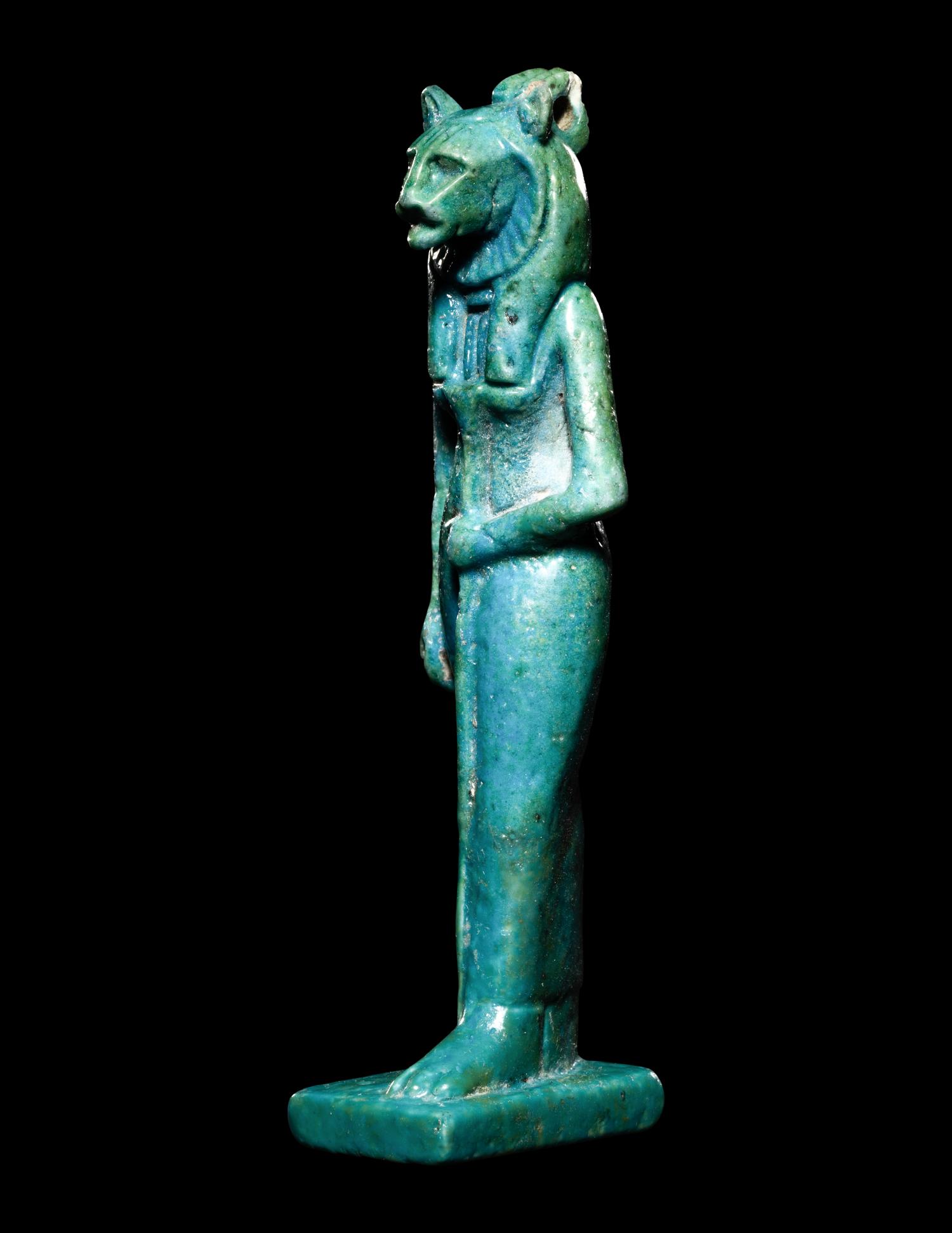 An Egyptian Faience Sekhmet