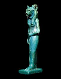 An Egyptian Faience Sekhmet