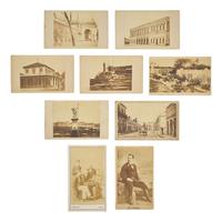 [Early Photography] CDVs taken in Cuba and South America, including landmarks and personalities