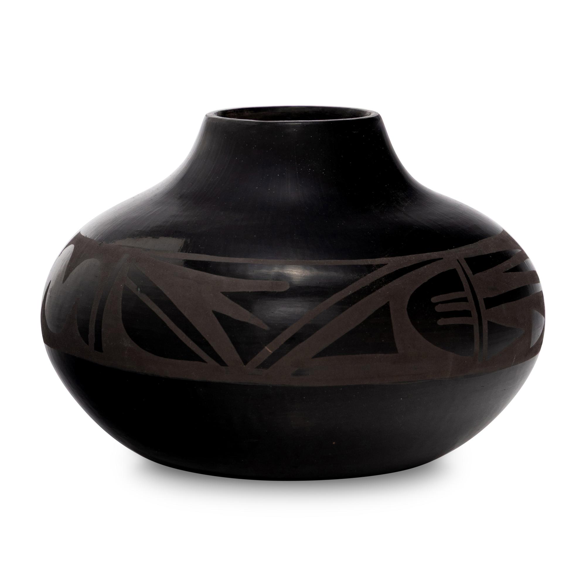Blackware Pottery Jar