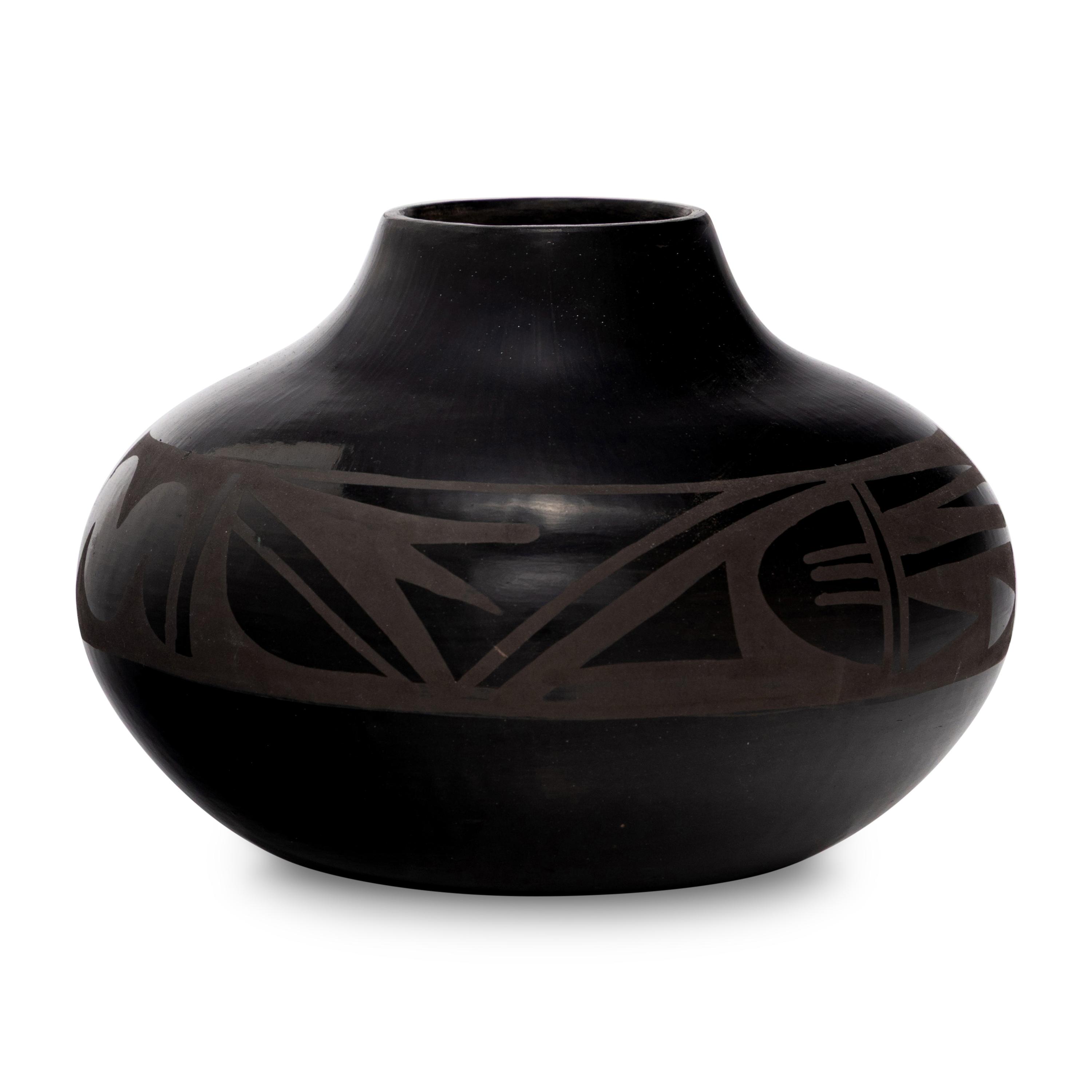 Blackware Pottery Jar