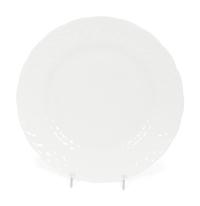 A Set of Twenty-Two Bernardaud Limoges Vannerie Porcelain Dinner Plates