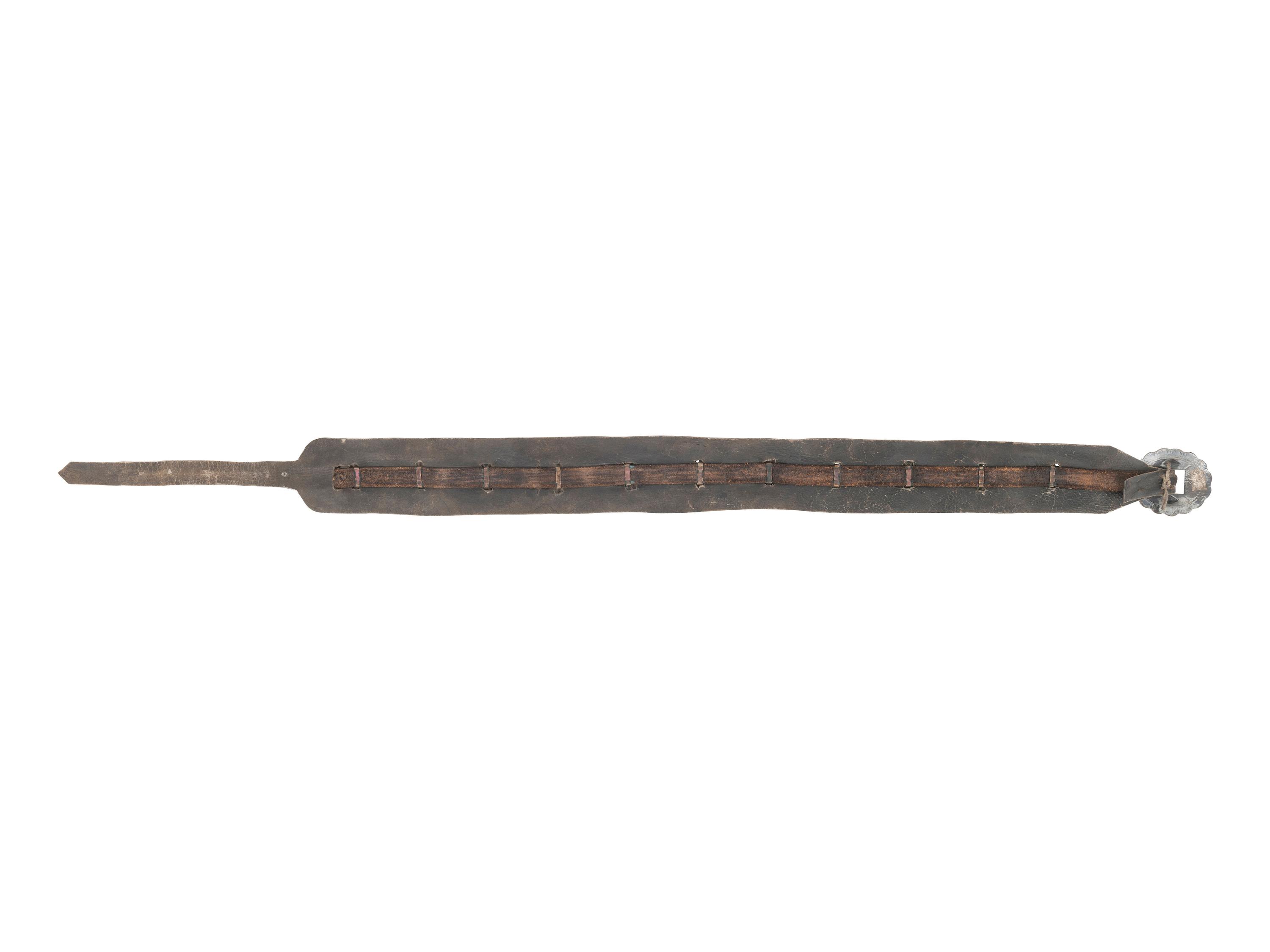 Navajo Silver Concha Belt