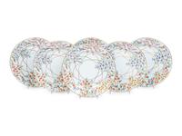 A Set of Six Le Tallec Pastorale Hand-Painted Porcelain Plates