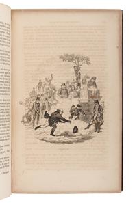 DICKENS, Charles (1812-1870). The Posthumous Papers of the Pickwick Club . London: Chapman and Hall, April 1836-November 1837.