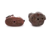 Two Boxwood Netsuke