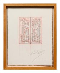Important Entrance Doors, 2004 glass elements executed by Martin Blank