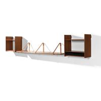 Three wall shelves