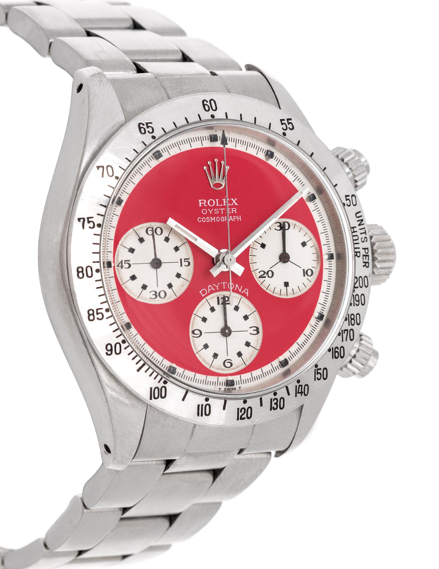 ROLEX, REF. 6265 STAINLESS STEEL 'DAYTONA' WITH SINGER PROTOTYPE DIAL, SINGLE OWNER