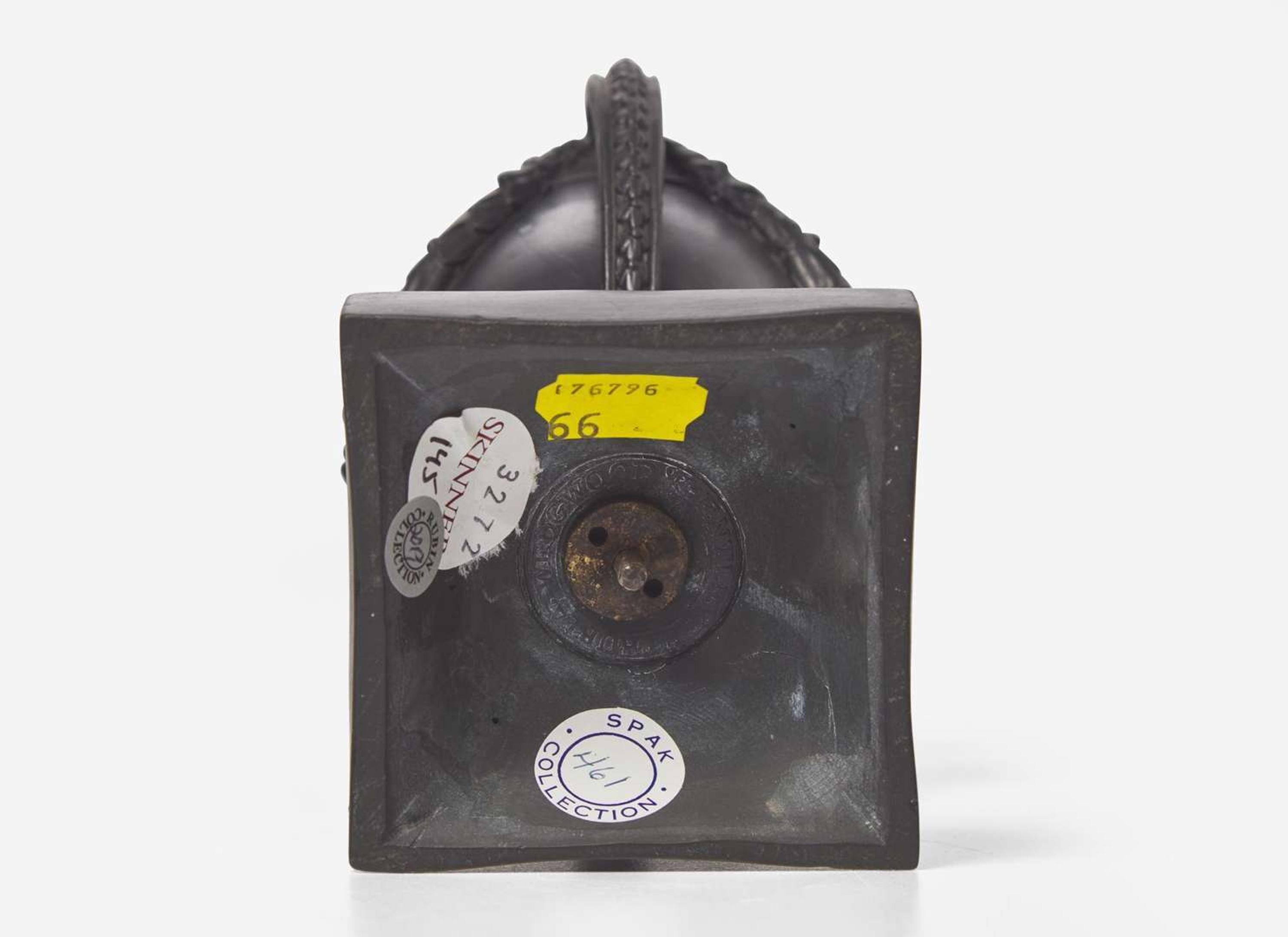 A Wedgwood & Bentley Black Basalt Cassolette, UK, 1770s