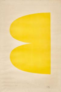 Ellsworth Kelly (American, 1923-2015) - Yellow (Jaune) (from Suite of Twenty-Seven Color Lithographs)