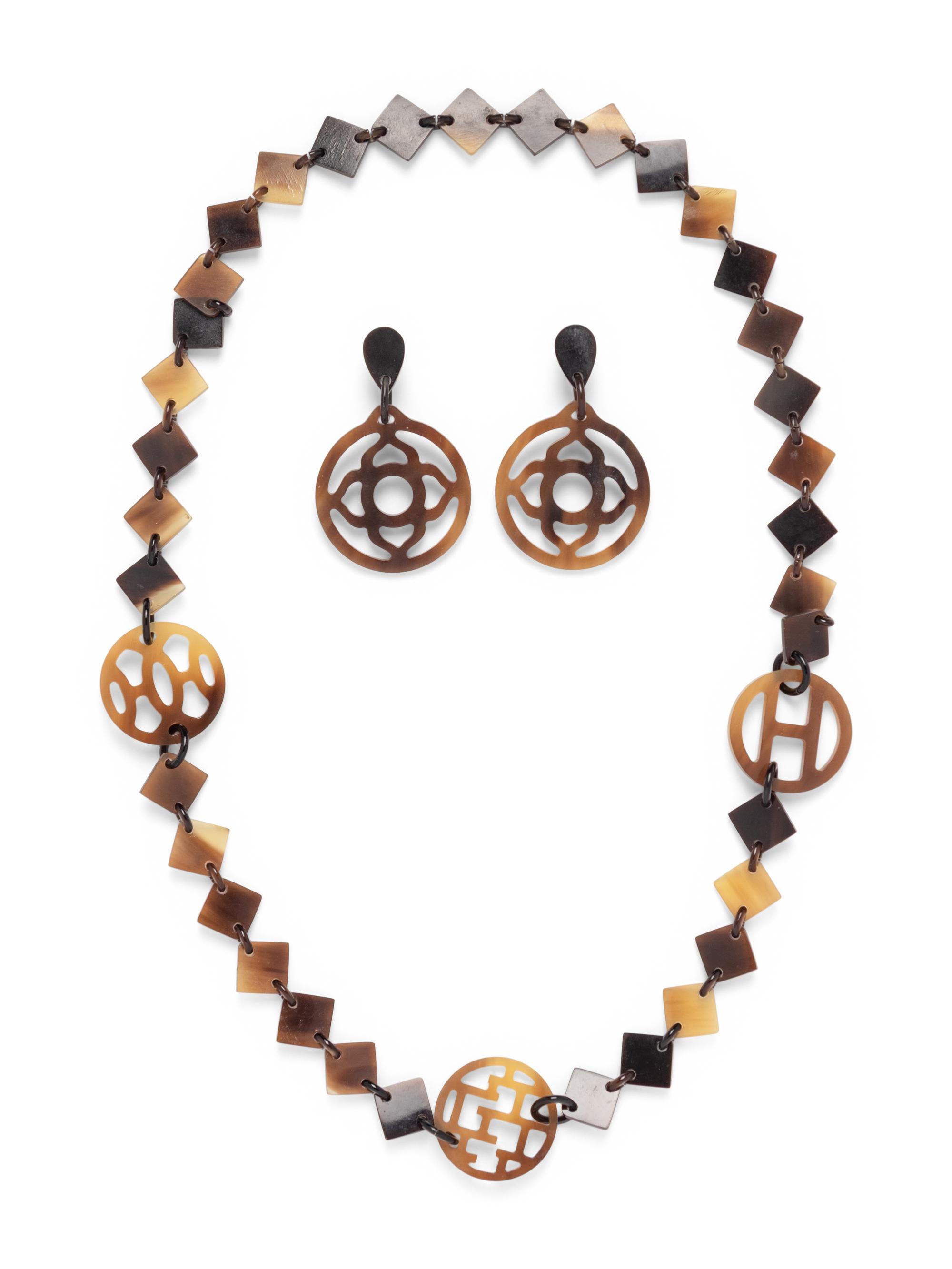 Hermès, A Necklace & Ear Clips