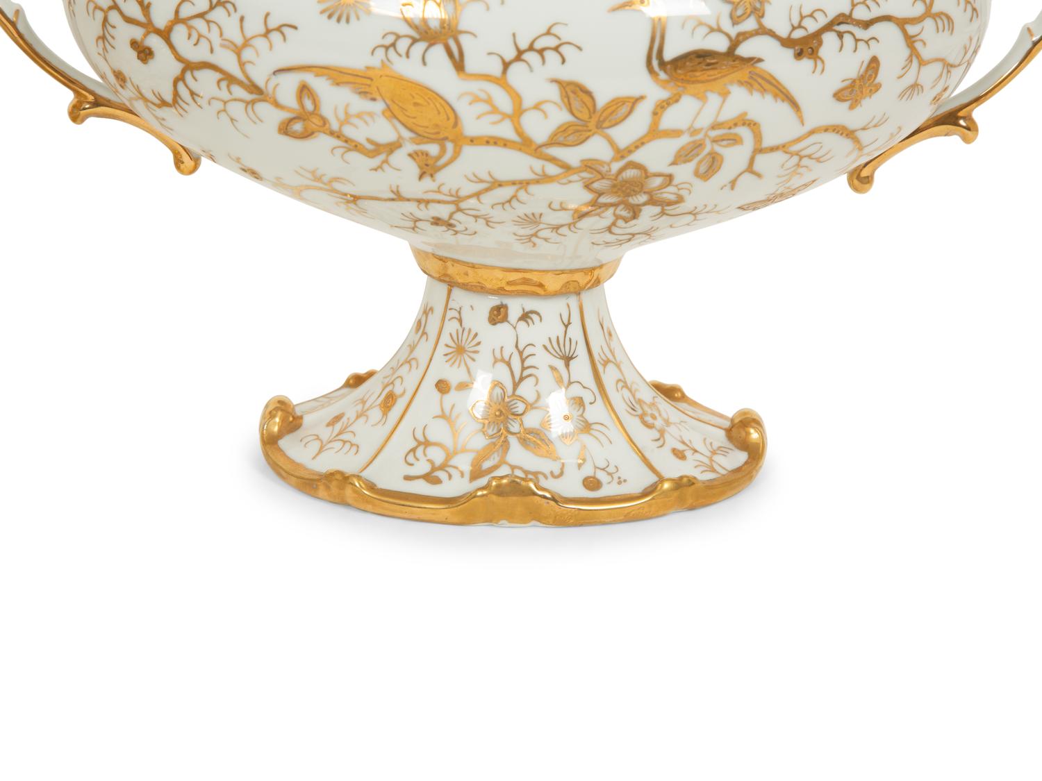 Two Continental Porcelain Tureens with Covers