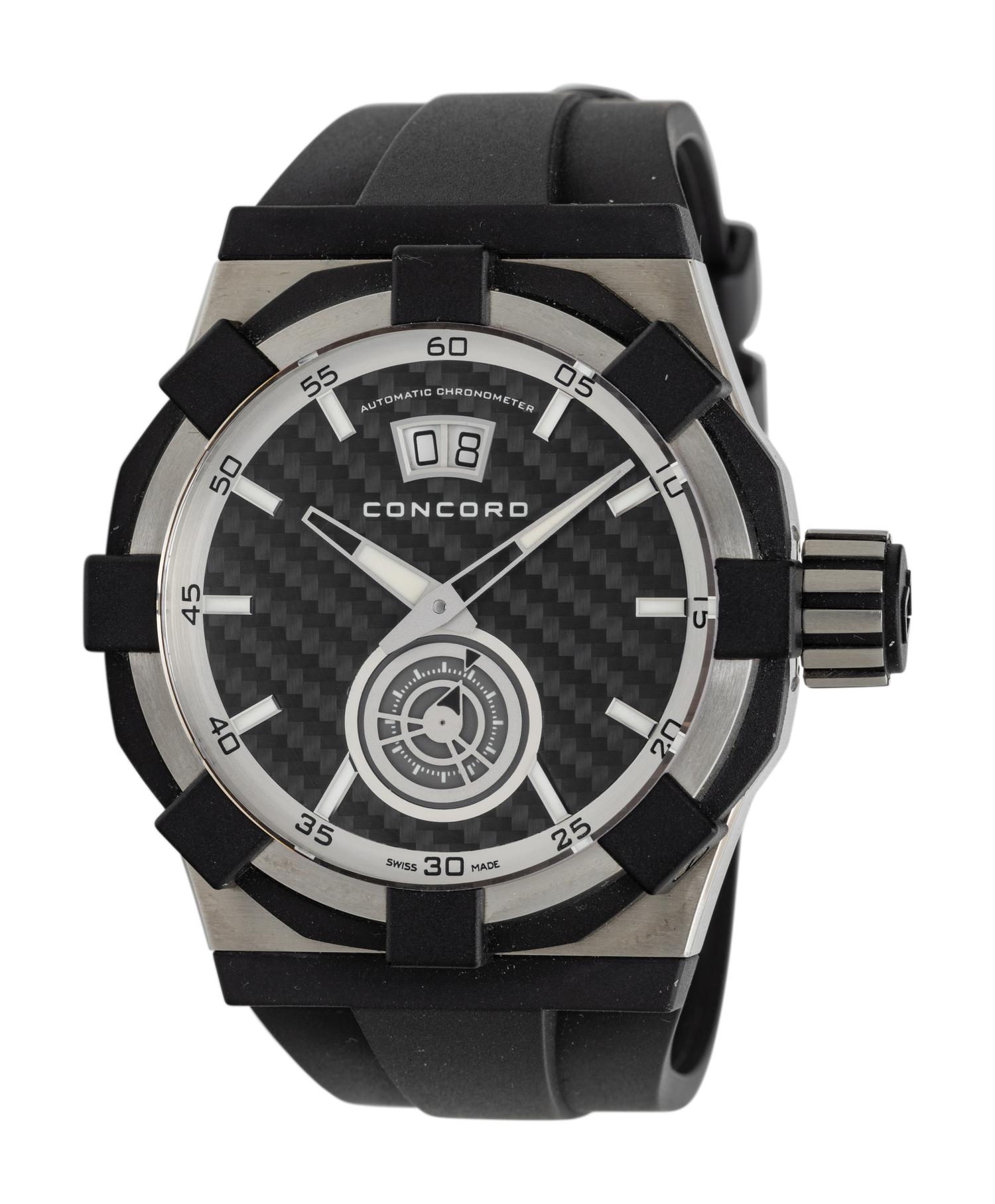 CONCORD, REF. 01.5.14.1002 STAINLESS STEEL 'C1 BIG DATE' WATCH