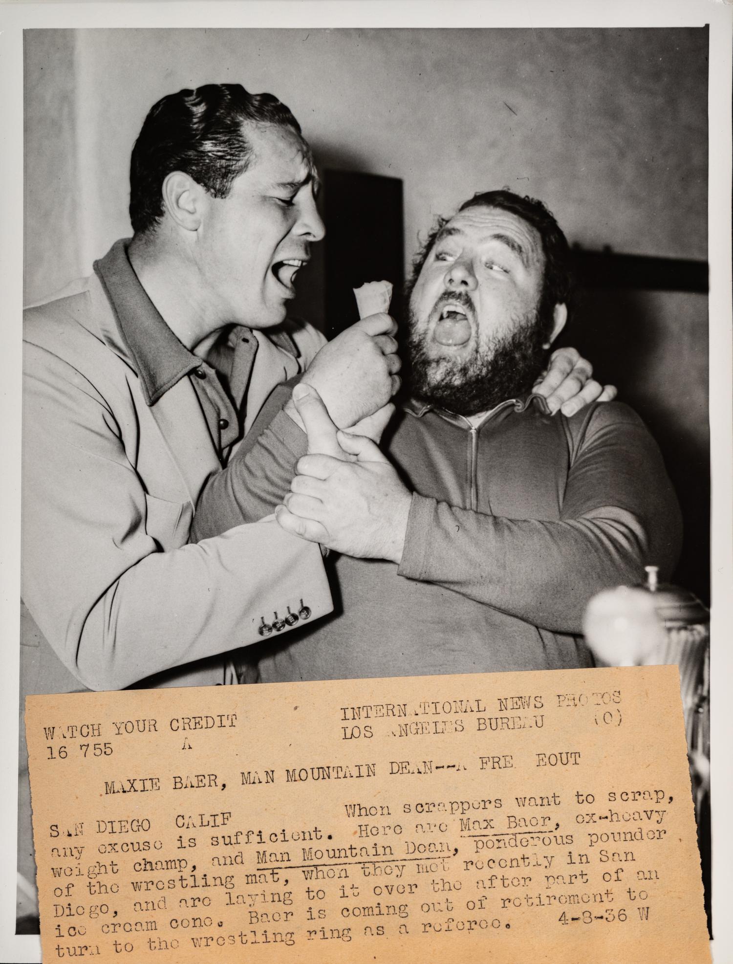 A Group of Max Baer and Buddy Baer Signed Autograph Items,