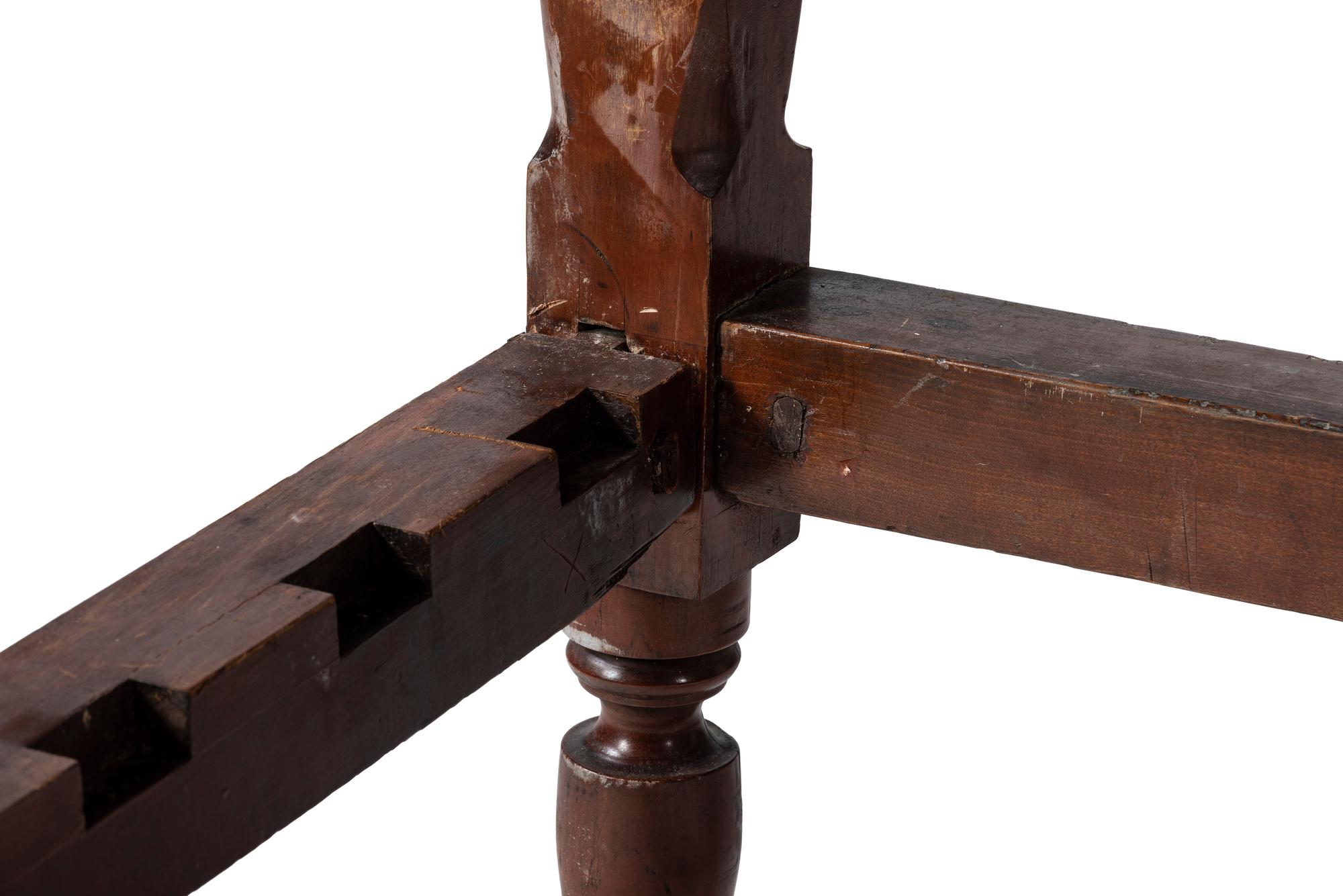A Federal Mahogany Tester Bed