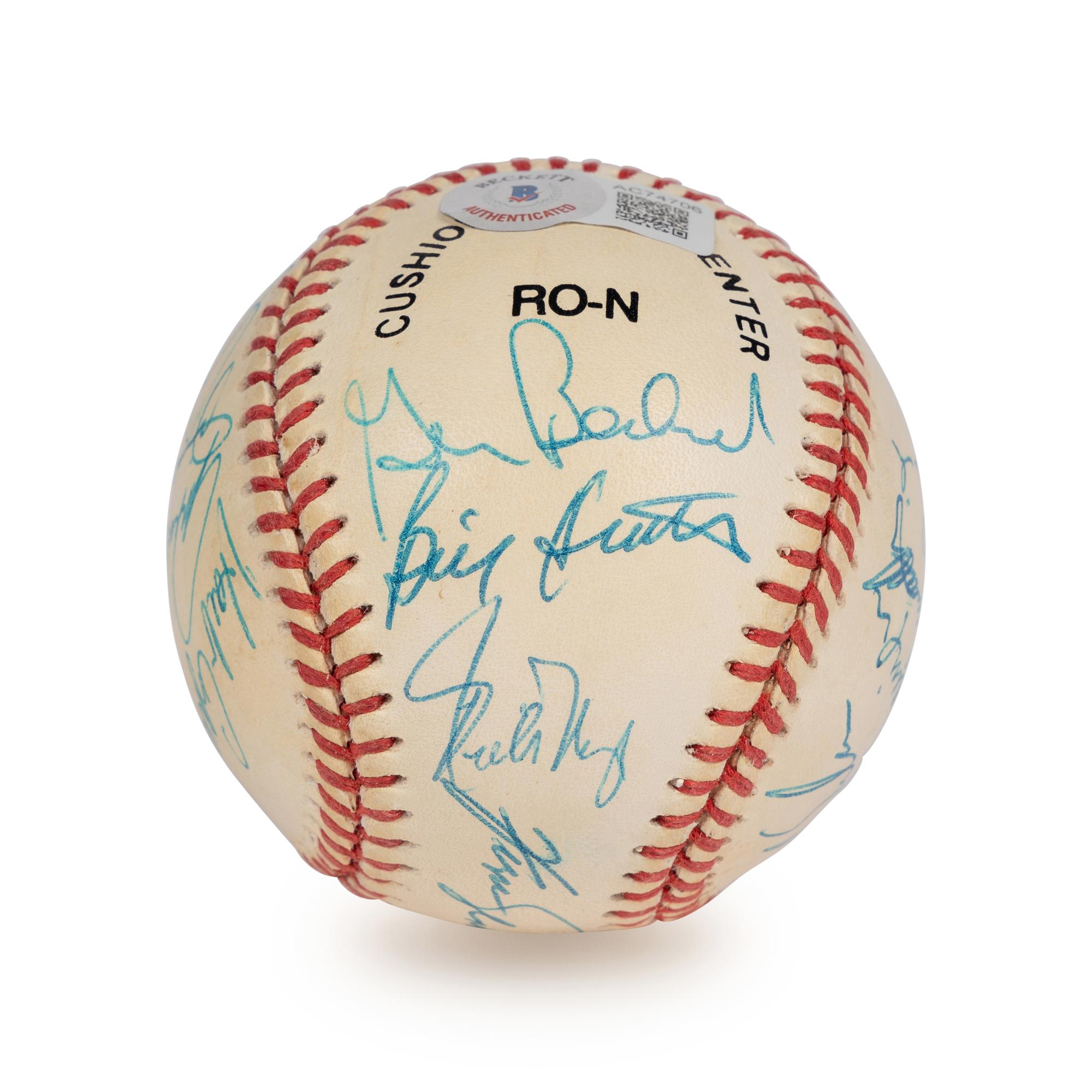A 1969 Chicago Cubs Team Signed Autograph Baseball (Beckett Authentication Services Letter),