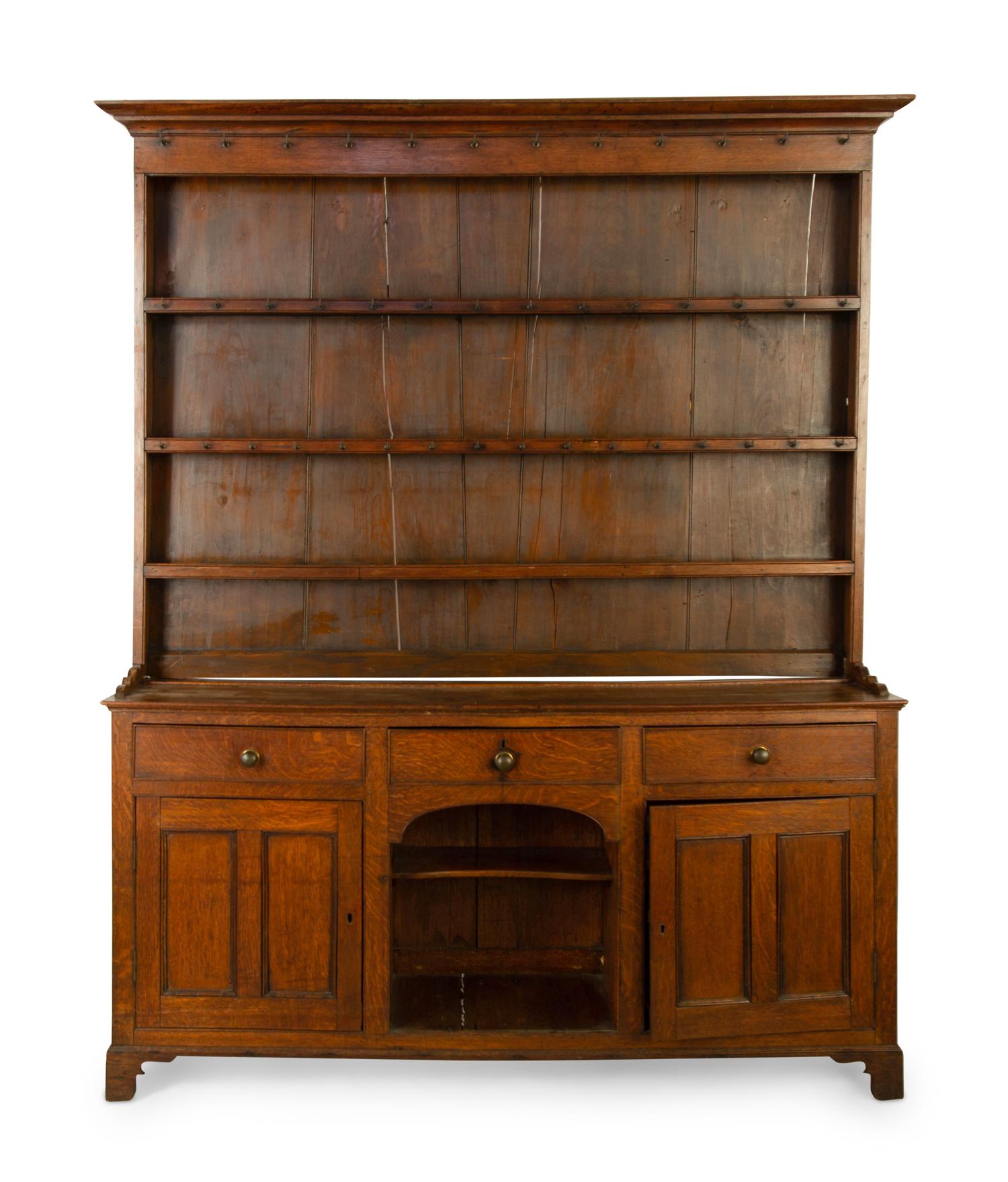 An English Oak Welsh Cupboard