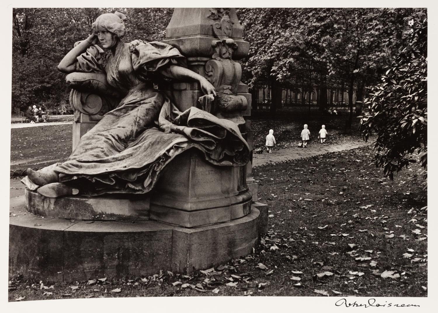 A pair of photographs ( Trois Petits Enfants Blancs , 1971; Les Pieds Aux Murs , 1934)
