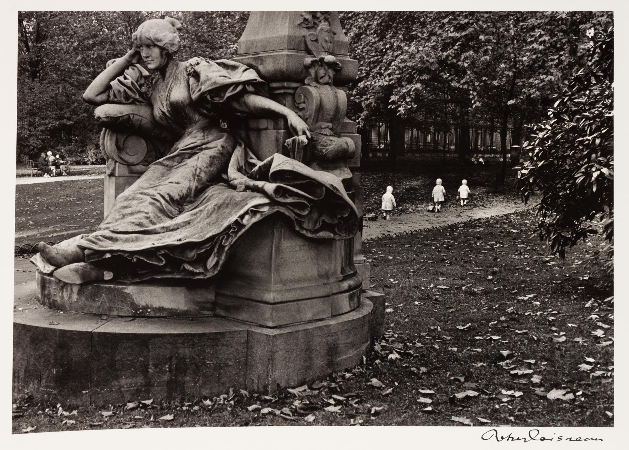 A pair of photographs ( Trois Petits Enfants Blancs , 1971; Les Pieds Aux Murs , 1934)
